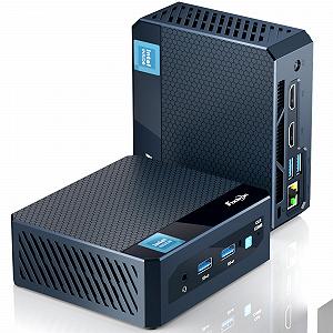 Міні-ПК Intel 12th Alder Lake-N95 16GB RAM 512GB M.2 SSD Windows 11 Pro Чорний - Фото 1