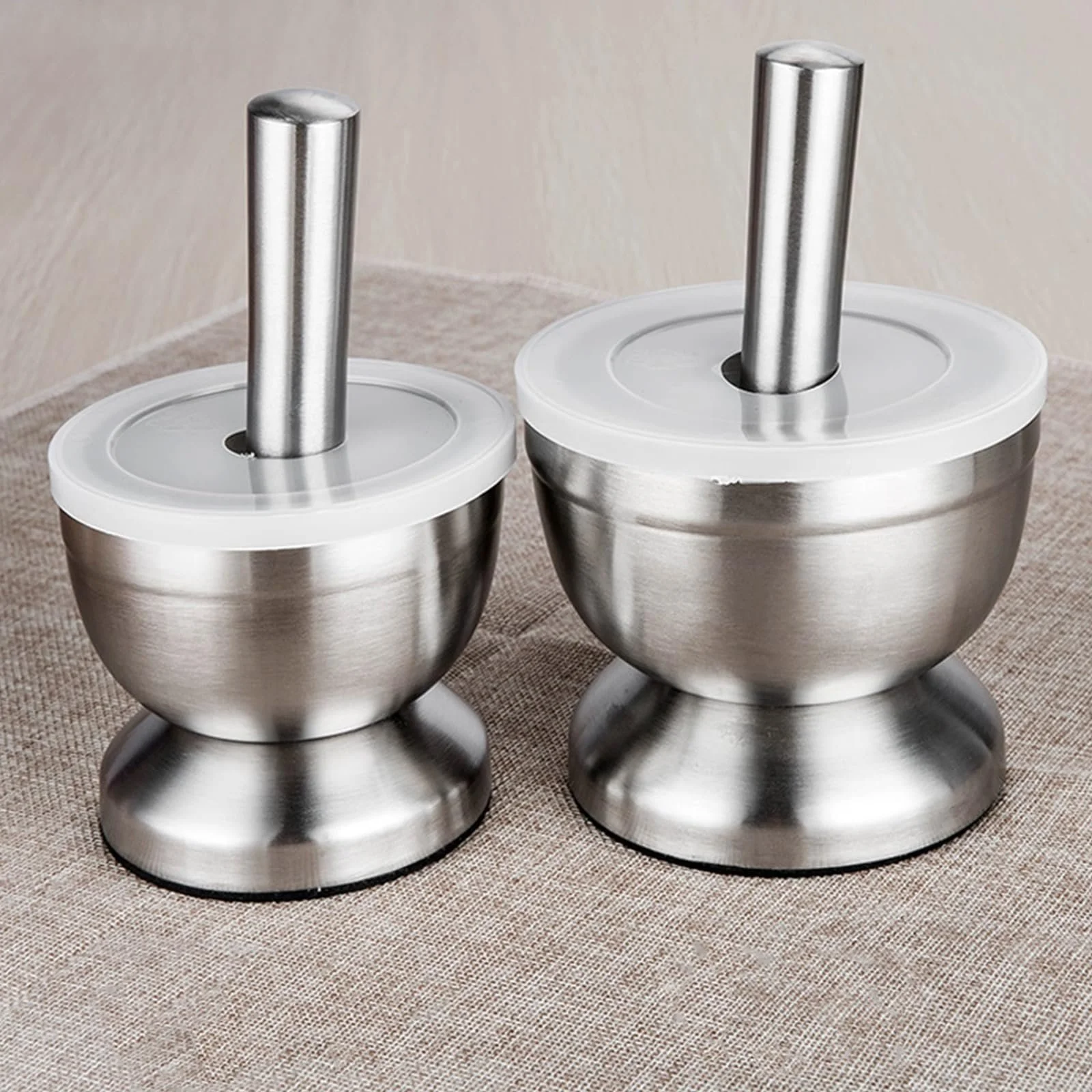 Прес для часнику з чашею з нержавіючої сталі, фото №3