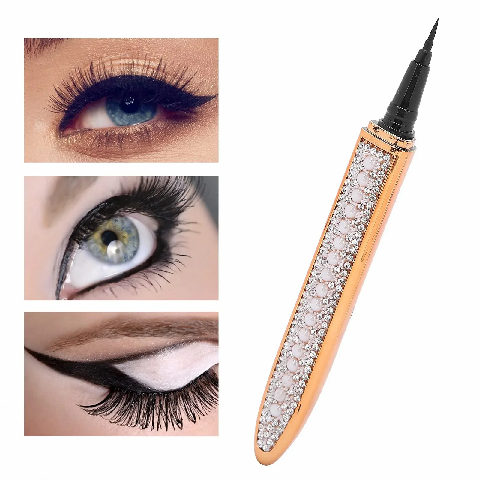 Підводка для очей самоклейна, водостійка для початківців, рідка, фото №4 Підводка для очей самоклейна, водостійка для початківців, рідка, фото №4