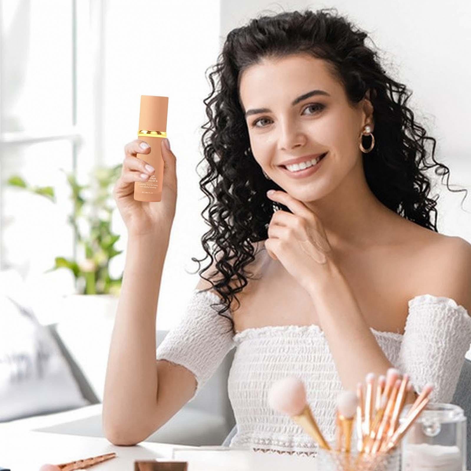 Жидкое увлажняющее тональное средство 4 в 1 SPF50 Натуральная основа для лица Заживляющий стойкий водостойкий для открытого воздуха, фото №3 Жидкое увлажняющее тональное средство 4 в 1 SPF50 Натуральная основа для лица Заживляющий стойкий водостойкий для открытого воздуха, фото №3