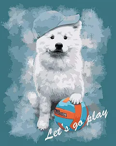 KHO4180 Картина для малювання за номерами Давай граємо Без коробки - Фото 1