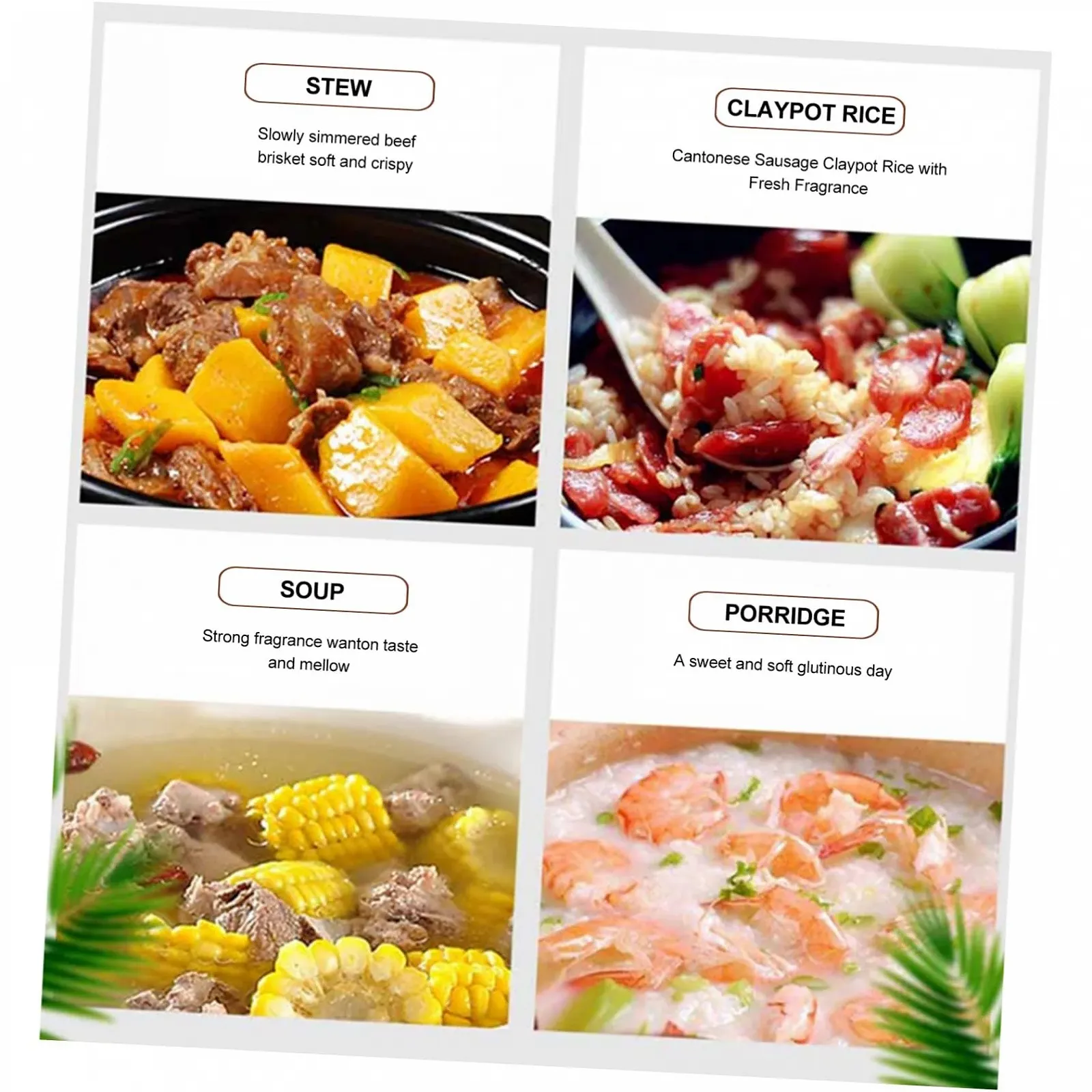 Каструля-керамічна 1 шт. термостійка для електричних та газових плит і мікрохвильових печей енергозберігаюча, фото №9