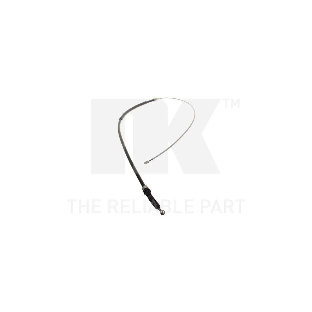 Трос стоянкового гальма NK 904320 для SKODA лівий правий, фото №1