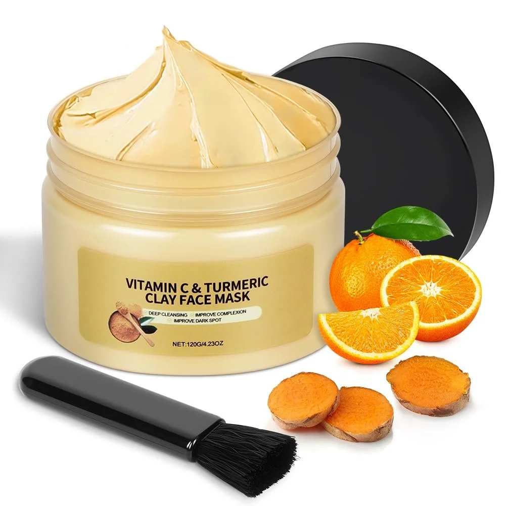 Маска для обличчя BUTBU Набір для жінок Глиняна маска з куркумою, фото №1