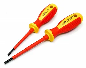 Шліцьова викрутка INGDAUM VDE 0.5 x 3 мм та 0.8 x 4 мм 1000 В - Фото 1