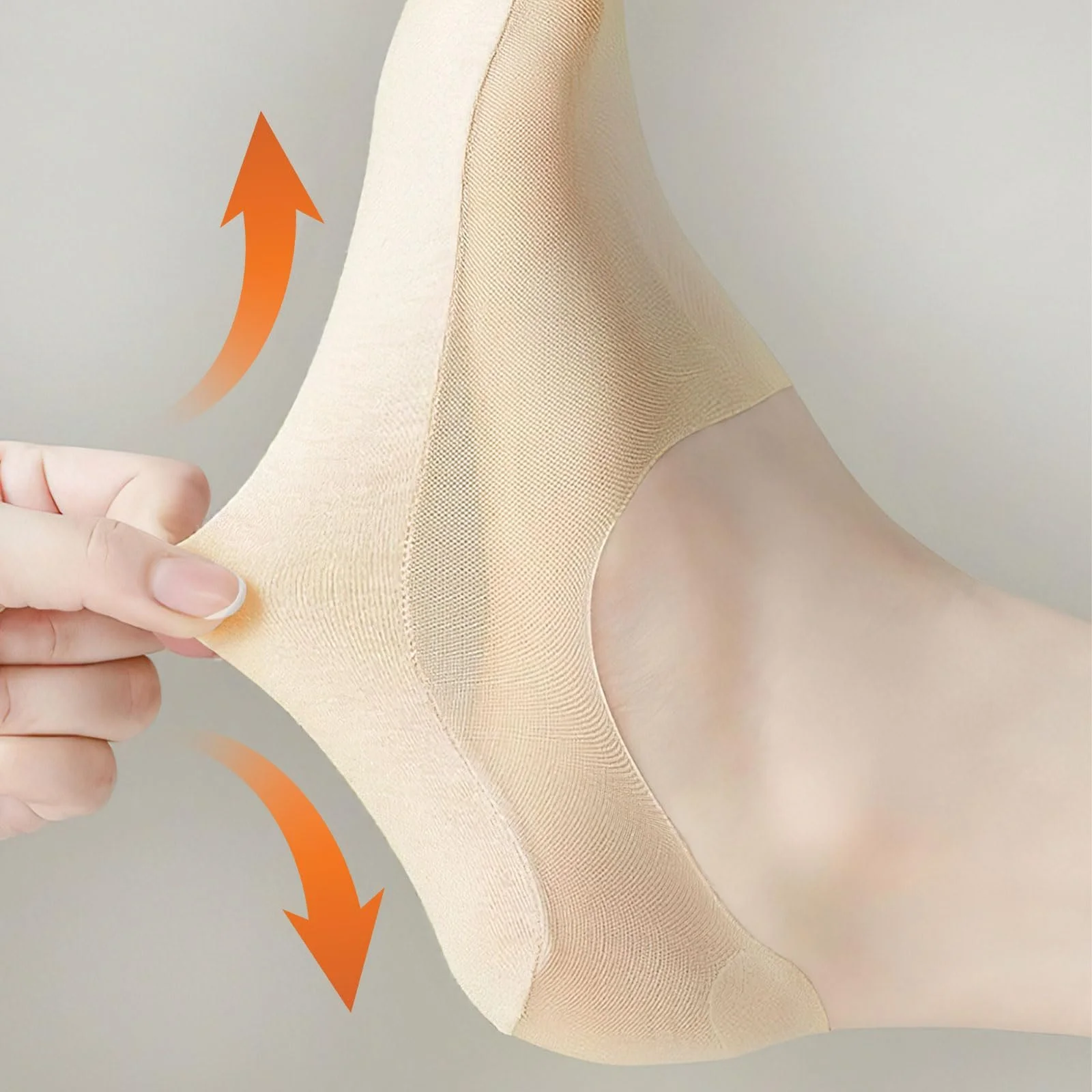 Шкарпетки Invisible Ice Silk, 5 пар, Кольорові, фото №3