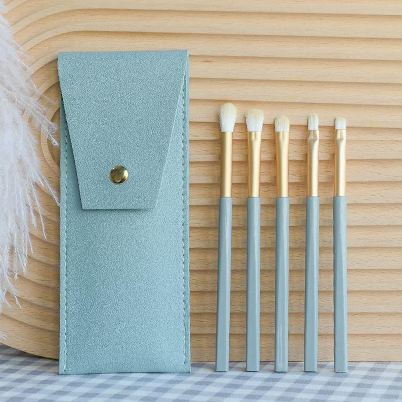 Набір пензлів Makup Eyeshadow Eye Brush 5 штук, фото №6