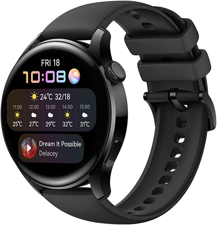 Смарт-годинник Huawei Watch 3 Active 46mm / eSIM / NFC / Wi-Fi / Bluetooth / 5ATM / Black, фото №2