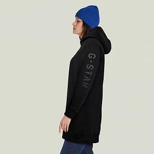 Женское платье G-Star RAW Graphic Loose Hooded Sweat Dress - M synthetic.ua - Фото 1