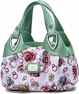 Женская сумка Nicole & Doris с цветочным узором - Фото 1
