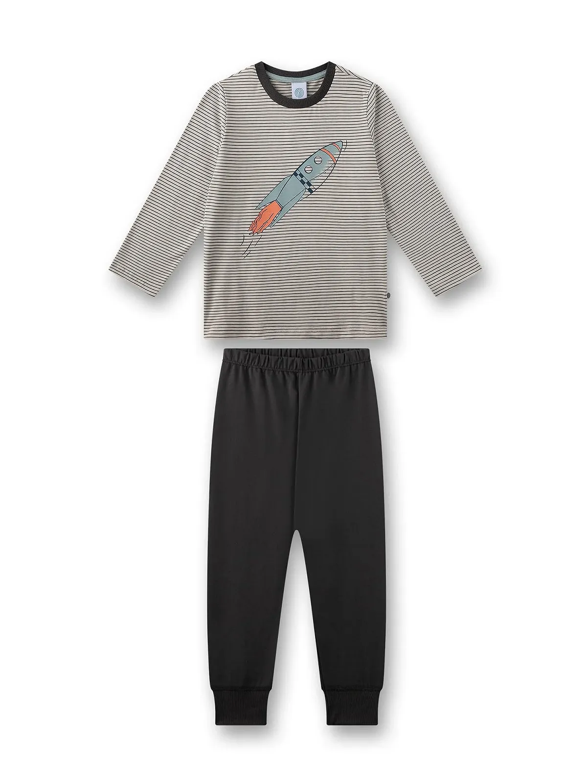 Піжама Sanetta для хлопчиків довга Off-White, фото №1 Піжама Sanetta для хлопчиків довга Off-White, фото №1