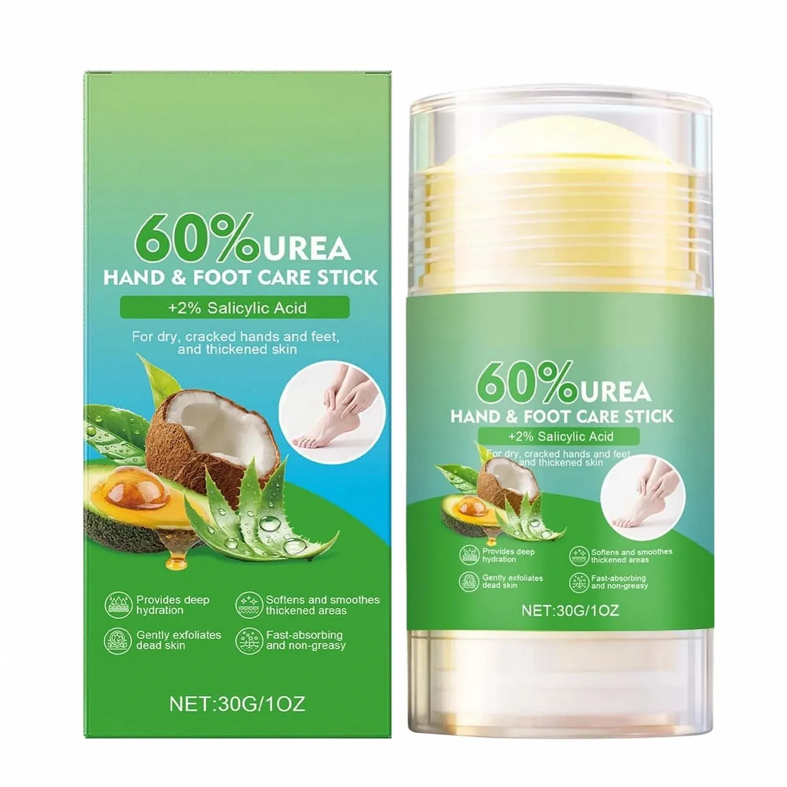 Олівець-бальзам для п’ят Heel Care Pen відновлювальний та зволожувальний для колін та ліктів, фото №1