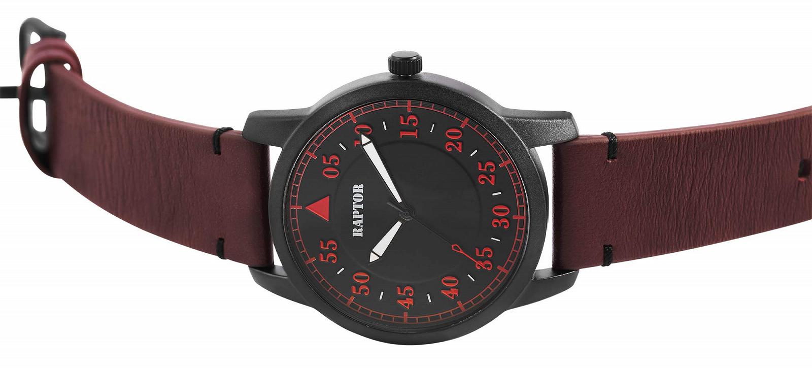 Годинник Raptor RA20284 Чоловічий Ремінець з натуральної шкіри Світні стрілки Аналоговий Кварцовий, фото №2
