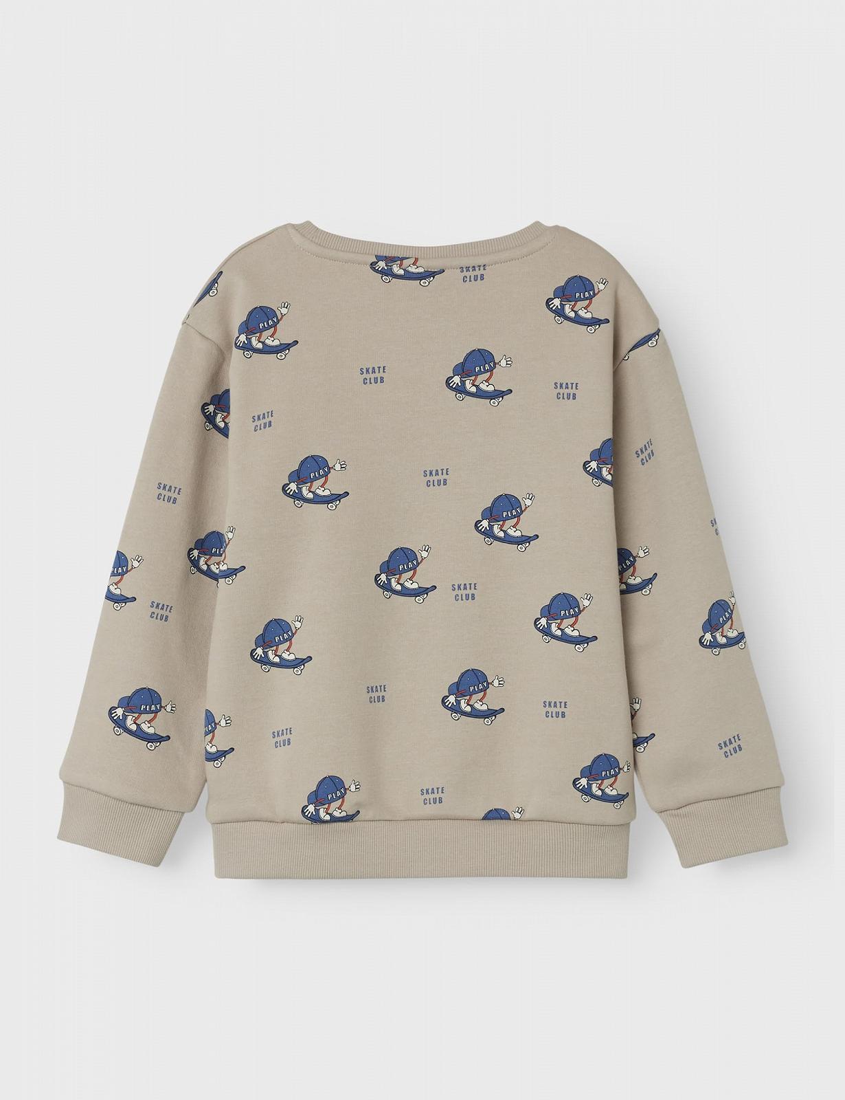 Свитшот NAME IT для мальчиков Nmmotto LS Nreg SWE Bru Bf (1 шт. в упаковке), фото №2