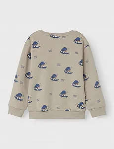 Світшот NAME IT для хлопчиків Nmmotto LS Nreg SWE Bru Bf (1 шт. в упаковці) synthetic.ua - Фото 1