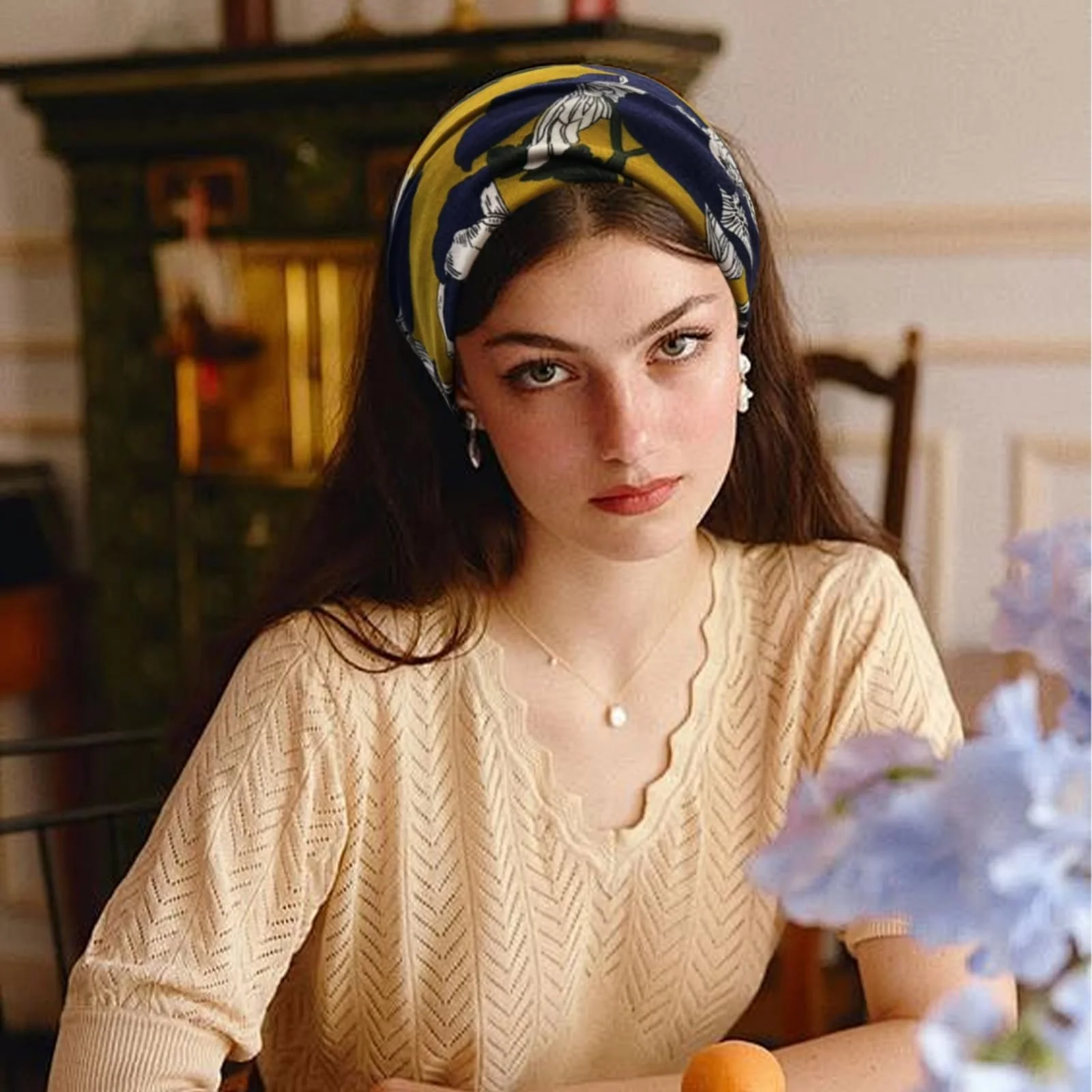 Набір еластичних широких спортивних пов'язок для волосся, фото №7