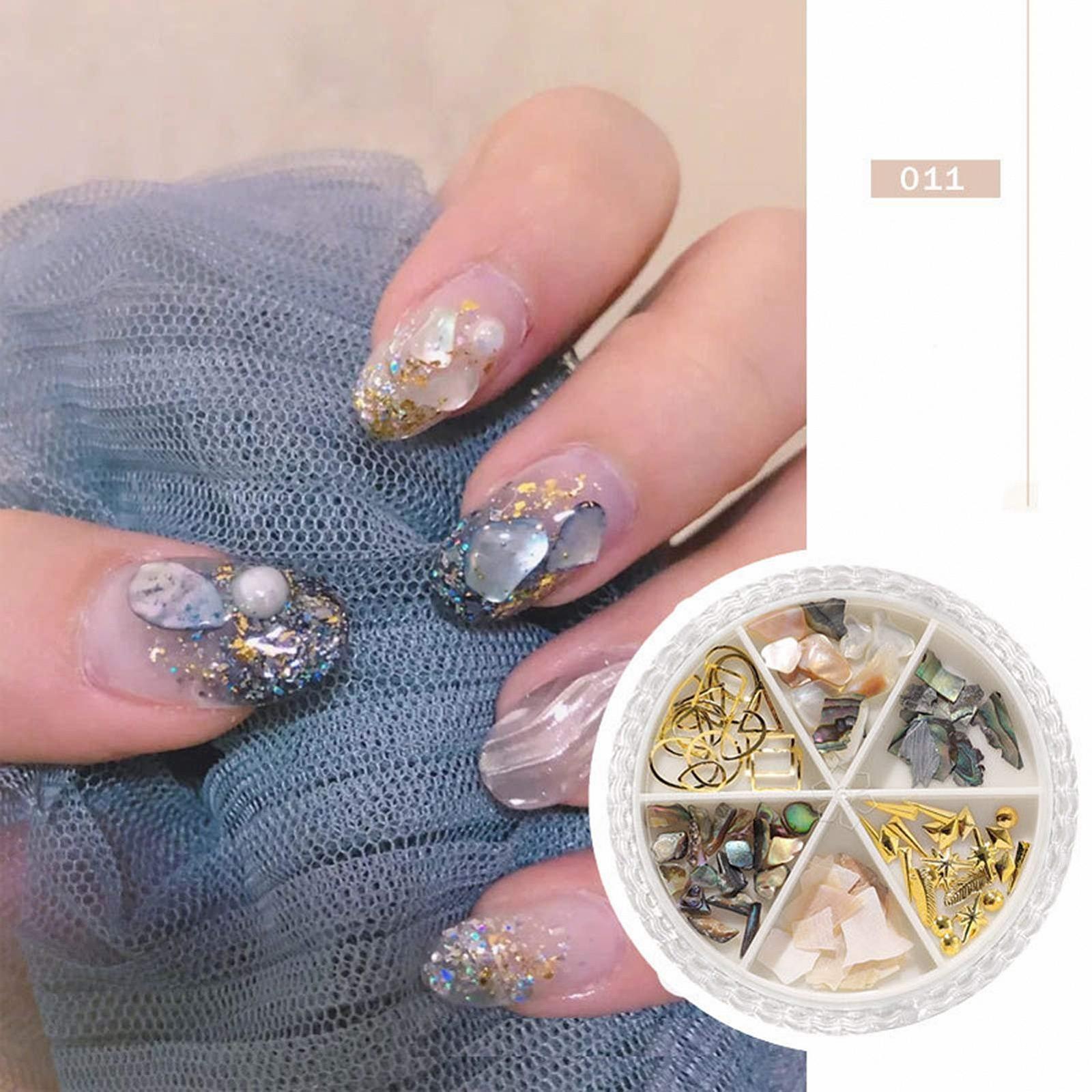 Заклепки для ногтей Металл Набор для ногтей DIY 13#, фото №4