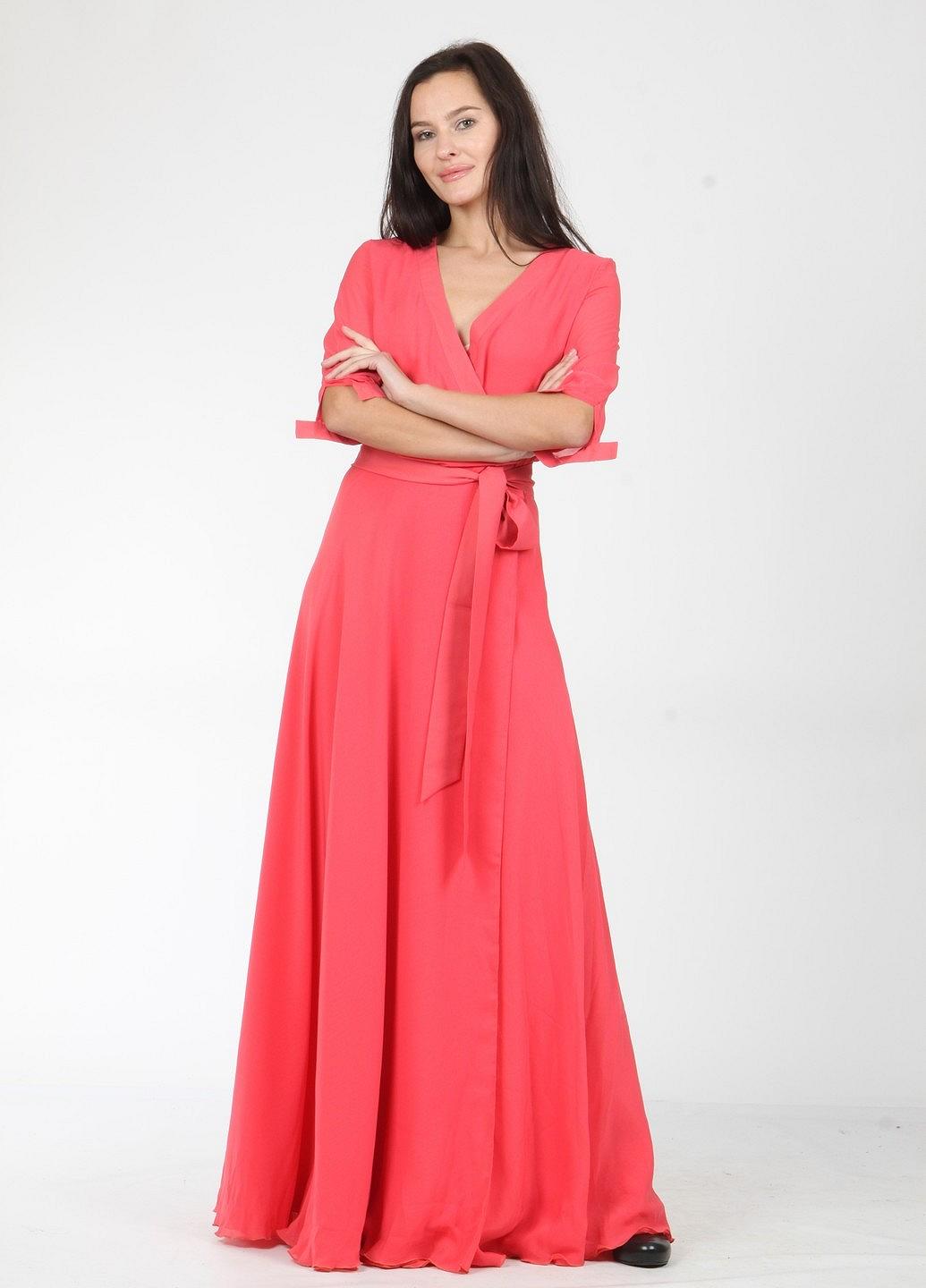 Платье Enna Levoni S Коралловый (ND-3861-2-Coral), фото №3