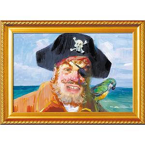 Пазл AQUARIUS SpongeBob SquarePants Painty The Pirate 1000 елементів антивідблисковий 55.9 x 71.1 см synthetic.ua - Фото 1