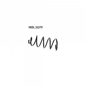 Пружина подвески SKF Передняя ось VKDL 33379 для CITROÃN PEUGEOT - Фото 1