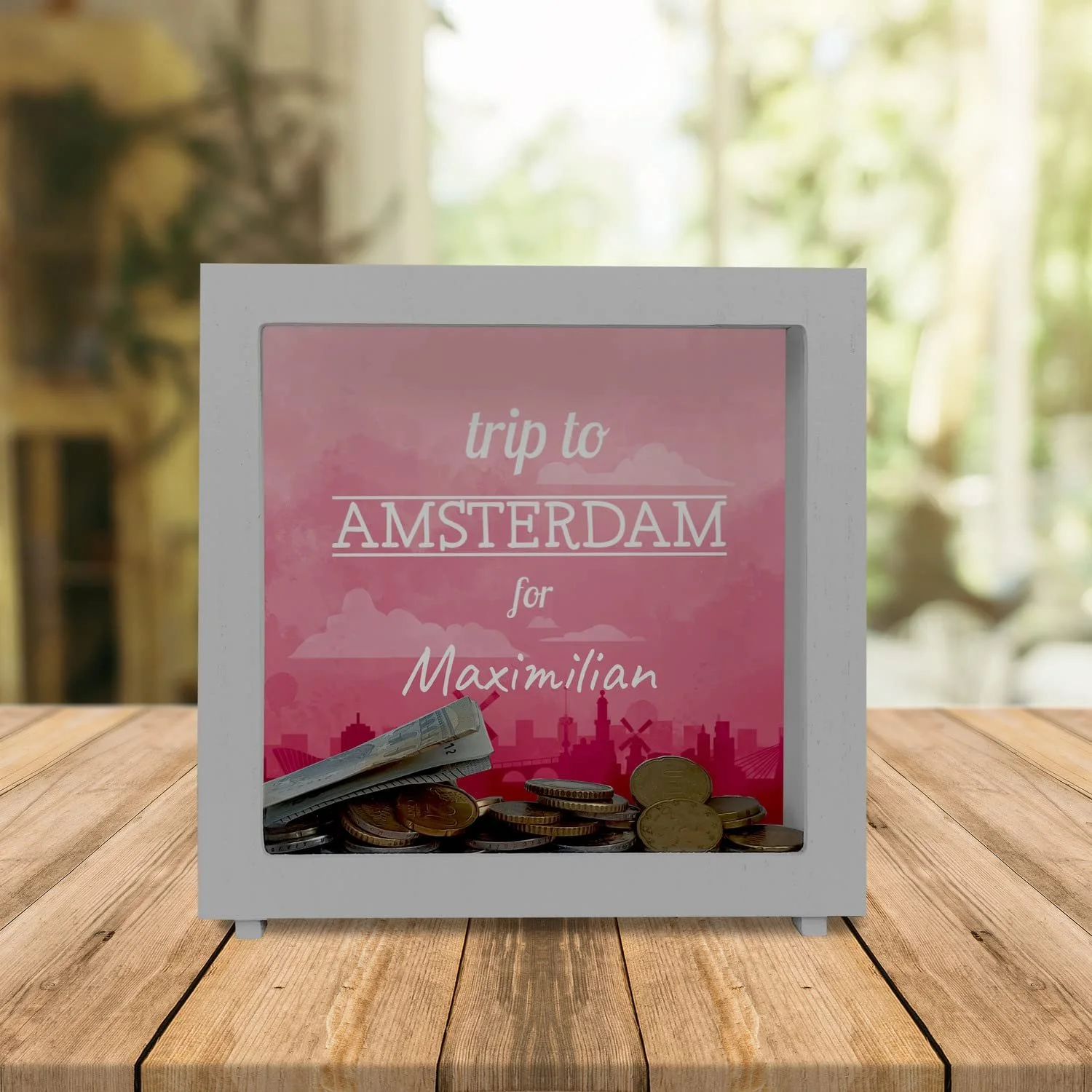 Скарбничка Trip to Big City персоналізована New York, фото №5