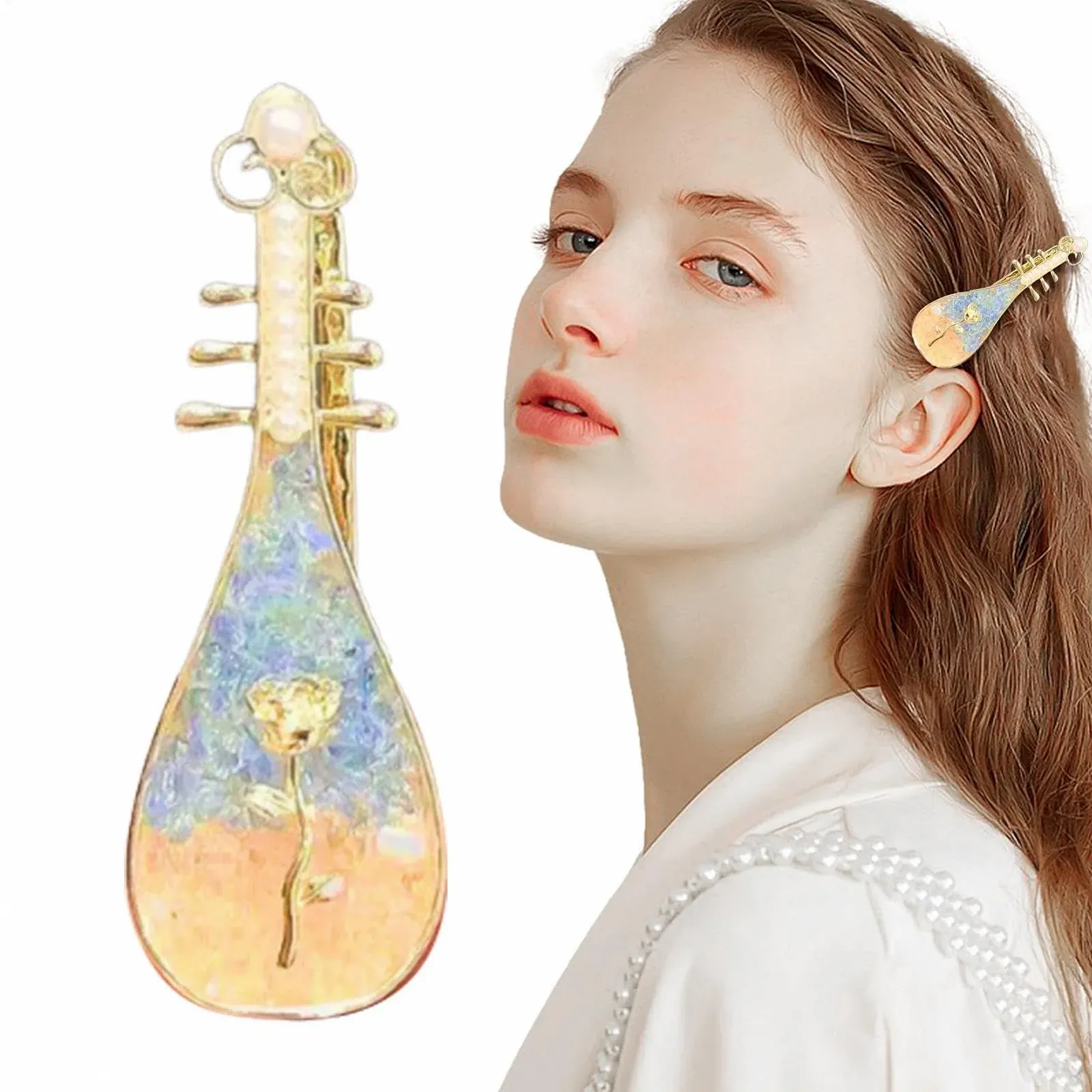 Заколка для волос в китайском стиле, в форме музыкального инструмента, фото №9 Заколка для волос в китайском стиле, в форме музыкального инструмента, фото №9