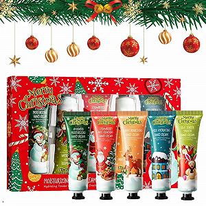 Набор Рождественских Кремов для Рук Мини-набор Кремов для Рук Увлажняющий Крем для Рук для Грубой Кожи Подарок на День рождения Рождественские Подарки Крем для Нежного Ухода за Сухими Руками - Фото 1