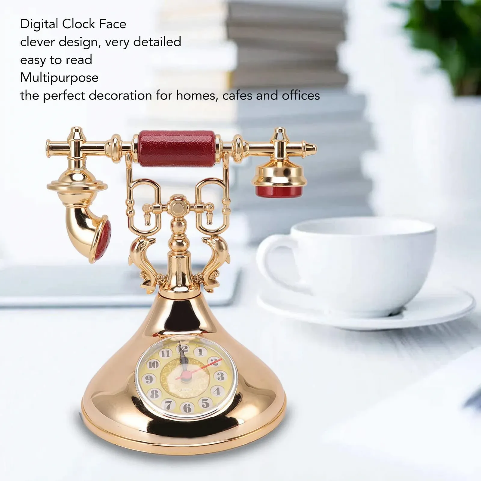 Часы настольные Ретро Телефон YF020-2, фото №2 Часы настольные Ретро Телефон YF020-2, фото №2