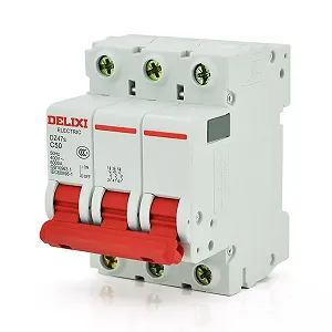 Автоматический выключатель Delixi HDBE DZ47S 3P/50A - Фото 1