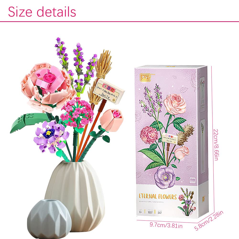 Конструктор Lotvic Bouquet Набір "Букет для дорослих" 547 шт., фото №6 Конструктор Lotvic Bouquet Набір "Букет для дорослих" 547 шт., фото №6