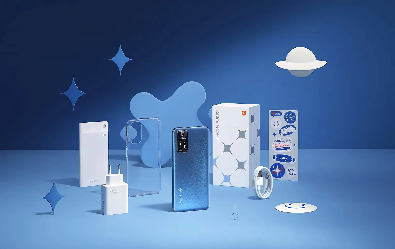 Смартфон Xiaomi Redmi Note 11 4/128GB NFC Twilight Blue, фото №2
