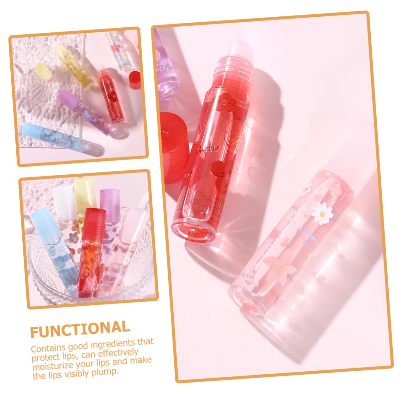 Healvian Ліп Глос Pack of 6 Блиск для губ прозорий, фото №2