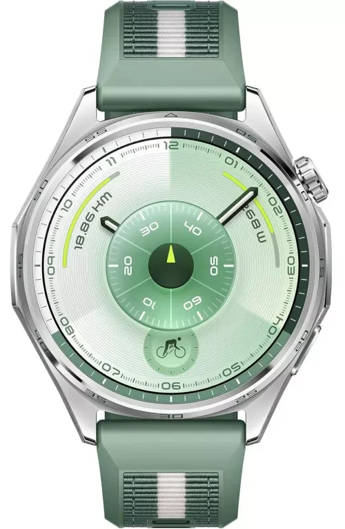 Смарт-часы Huawei Watch GT 6 46mm / NFC / GPS / Bluetooth 5.2 / Влагозащита 5 АТМ / До 21 дней работы / Быстрая зарядка / Прием звонка / HarmonyOS / Green (Atum-B19W), фото №2 Смарт-часы Huawei Watch GT 6 46mm / NFC / GPS / Bluetooth 5.2 / Влагозащита 5 АТМ / До 21 дней работы / Быстрая зарядка / Прием звонка / HarmonyOS / Green (Atum-B19W), фото №2