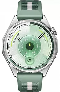 Смарт-годинник Huawei Watch GT 6 46mm / NFC / GPS / Bluetooth 5.2 / Вологозахист 5 АТМ / До 21 днів роботи / Швидка зарядка / Прийом дзвінка / HarmonyOS / Green (Atum-B19W) synthetic.ua - Фото 1