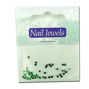 Стрази для нігтів Акрилові Світло-зелені - Фото 1
