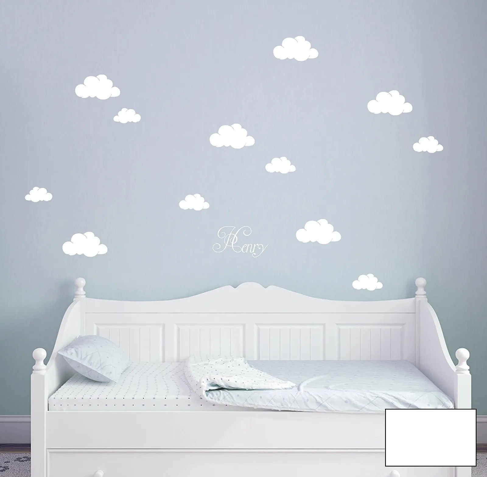 Наклейка на стіну Clouds M1682 L Біла, фото №1 Наклейка на стіну Clouds M1682 L Біла, фото №1