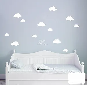 Наклейка на стіну Clouds M1682 L Біла - Фото 1