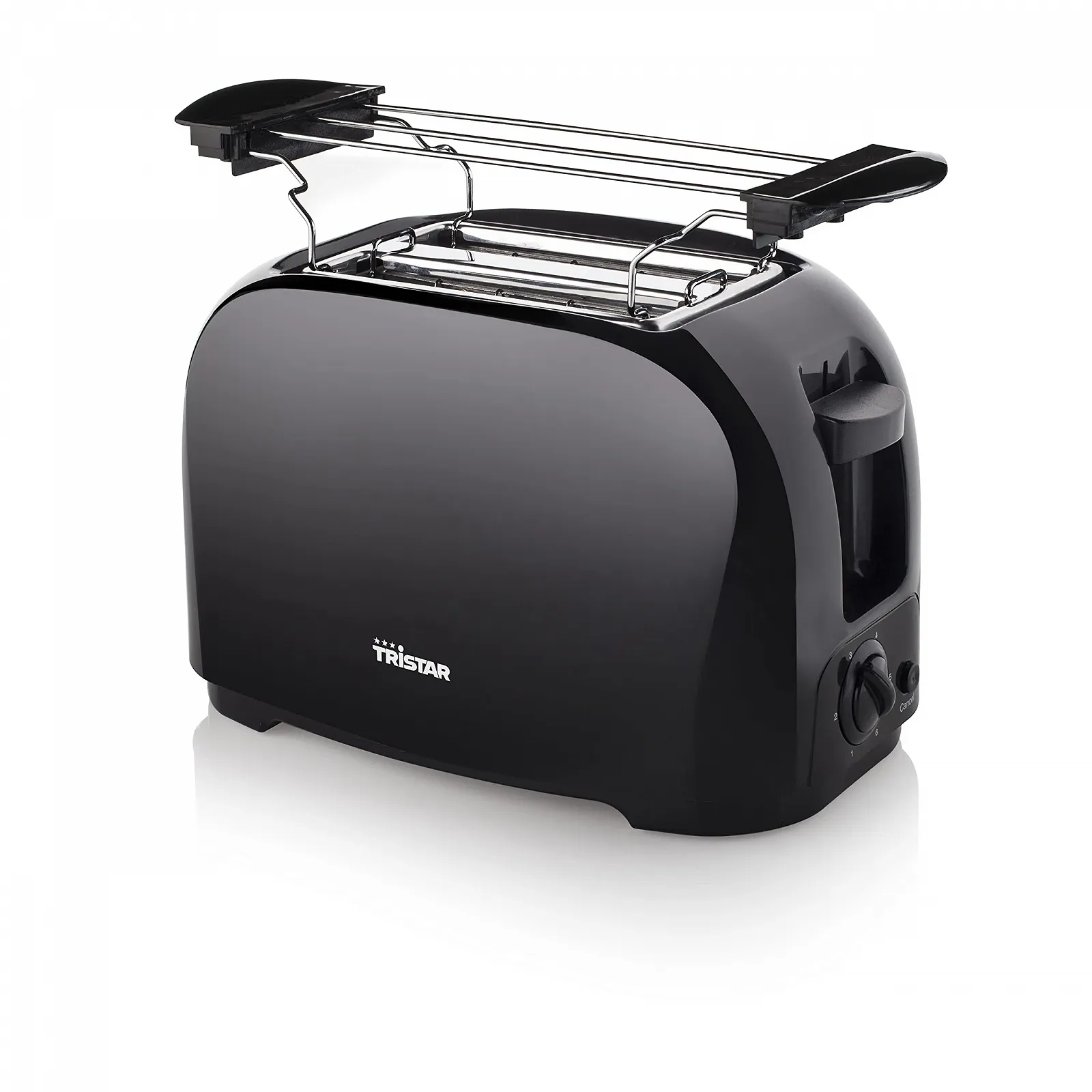Тостер Tristar BR-1025, 6 рівнів підсмажування, з насадкою для булочок та знімним піддоном для крихт, фото №7