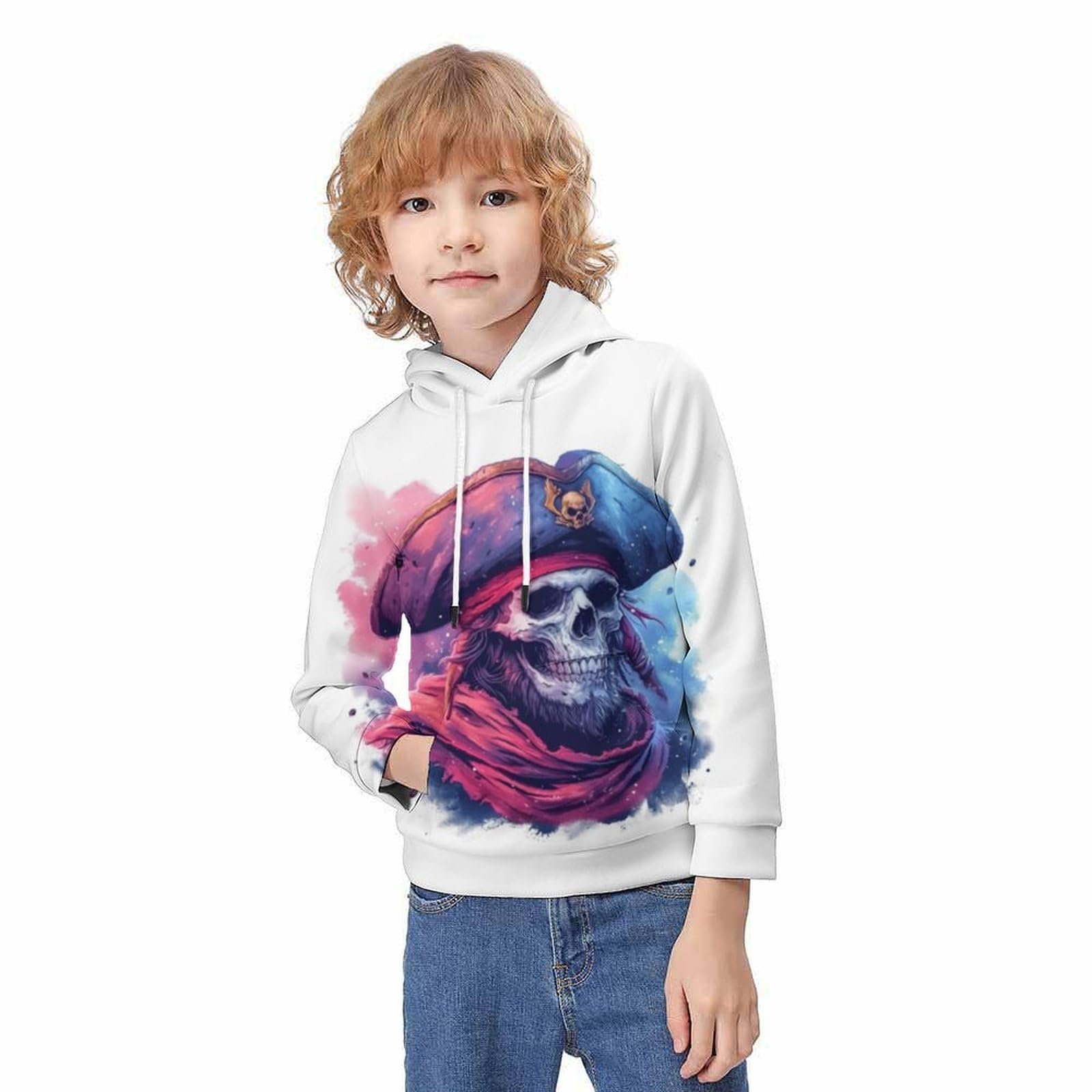 Худі KHHKJBVCE Скелет для хлопчиків і дівчаток, дитяче, 3D принт, фото №3
