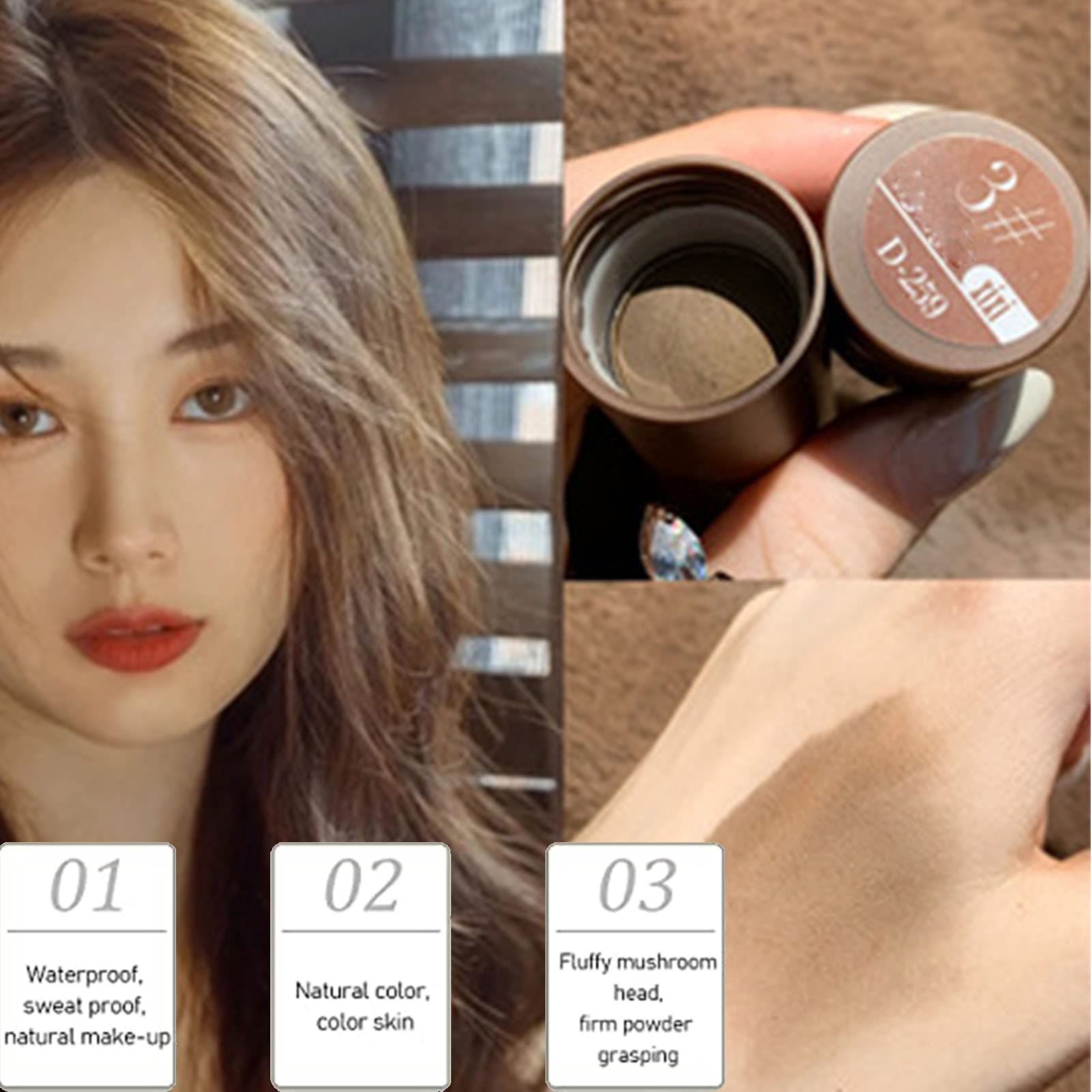 Трафарет для брів Професійний Водонепроникний Одноетапний Набір для Тиснення та Формування брів Чорний Коричневий, фото №4