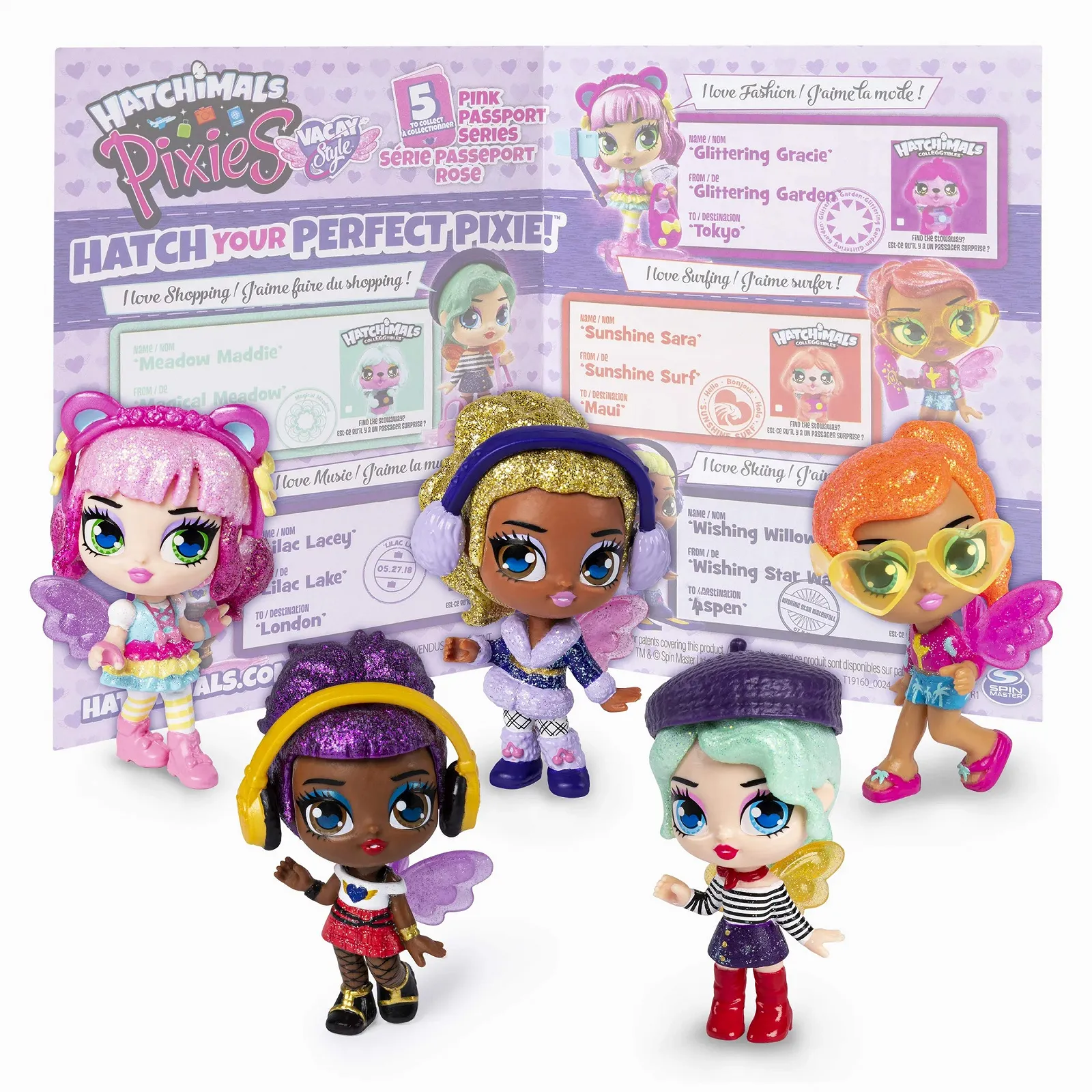 Кукла Коллекционная Hatchimals Pixies Vacay Style (в ассортименте, 5 разных персонажей), фото №2 Кукла Коллекционная Hatchimals Pixies Vacay Style (в ассортименте, 5 разных персонажей), фото №2