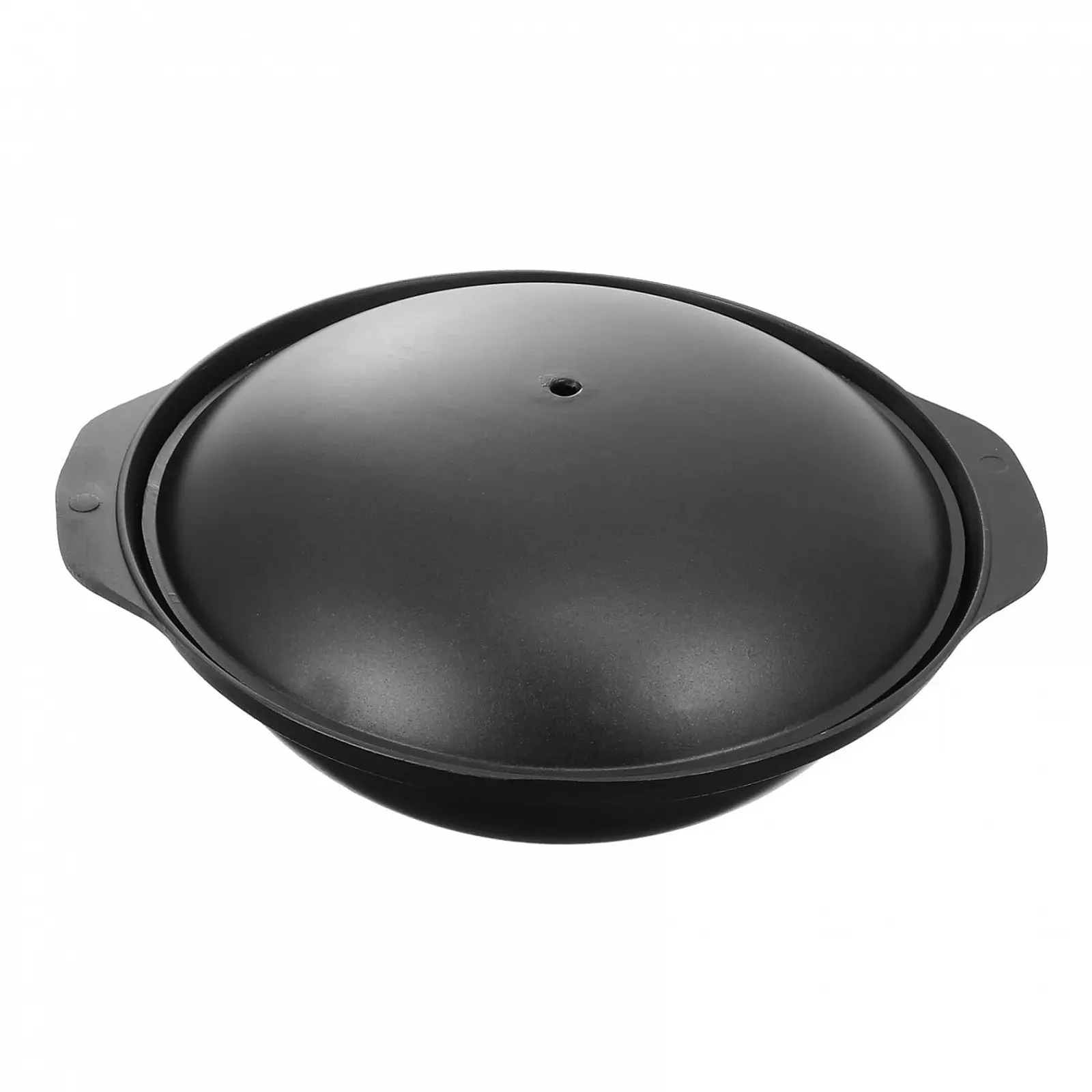 Кастрюля-жаровня Aluminium Black для риса в горшочках и тушеной курицы алюминиевая антипригарная черная, фото №1