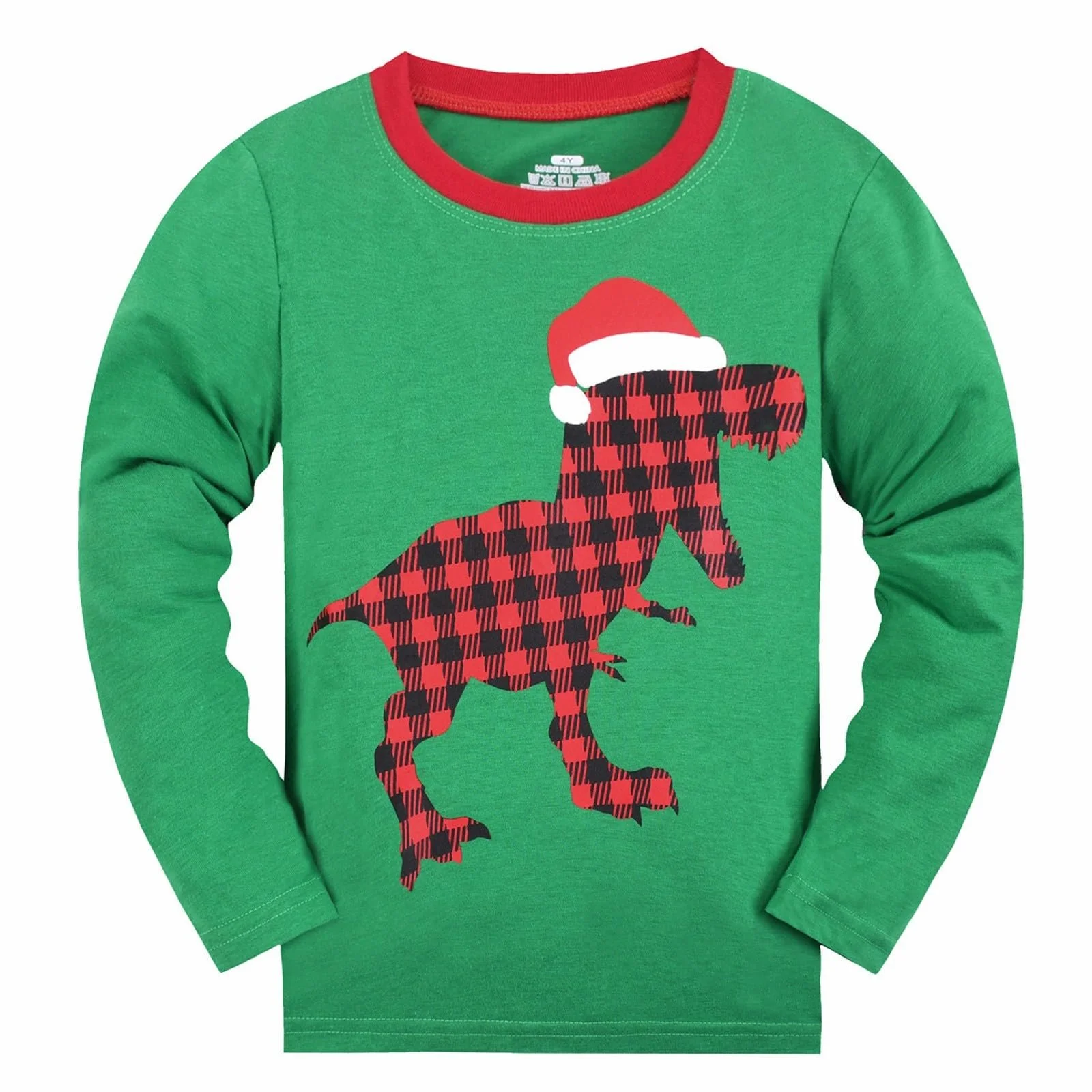 Детская пижама для девочек и мальчиков (кофта с круглым вырезом + штаны) Dinosaur Animals, двухкомпонентный подарок, фото №2 Детская пижама для девочек и мальчиков (кофта с круглым вырезом + штаны) Dinosaur Animals, двухкомпонентный подарок, фото №2