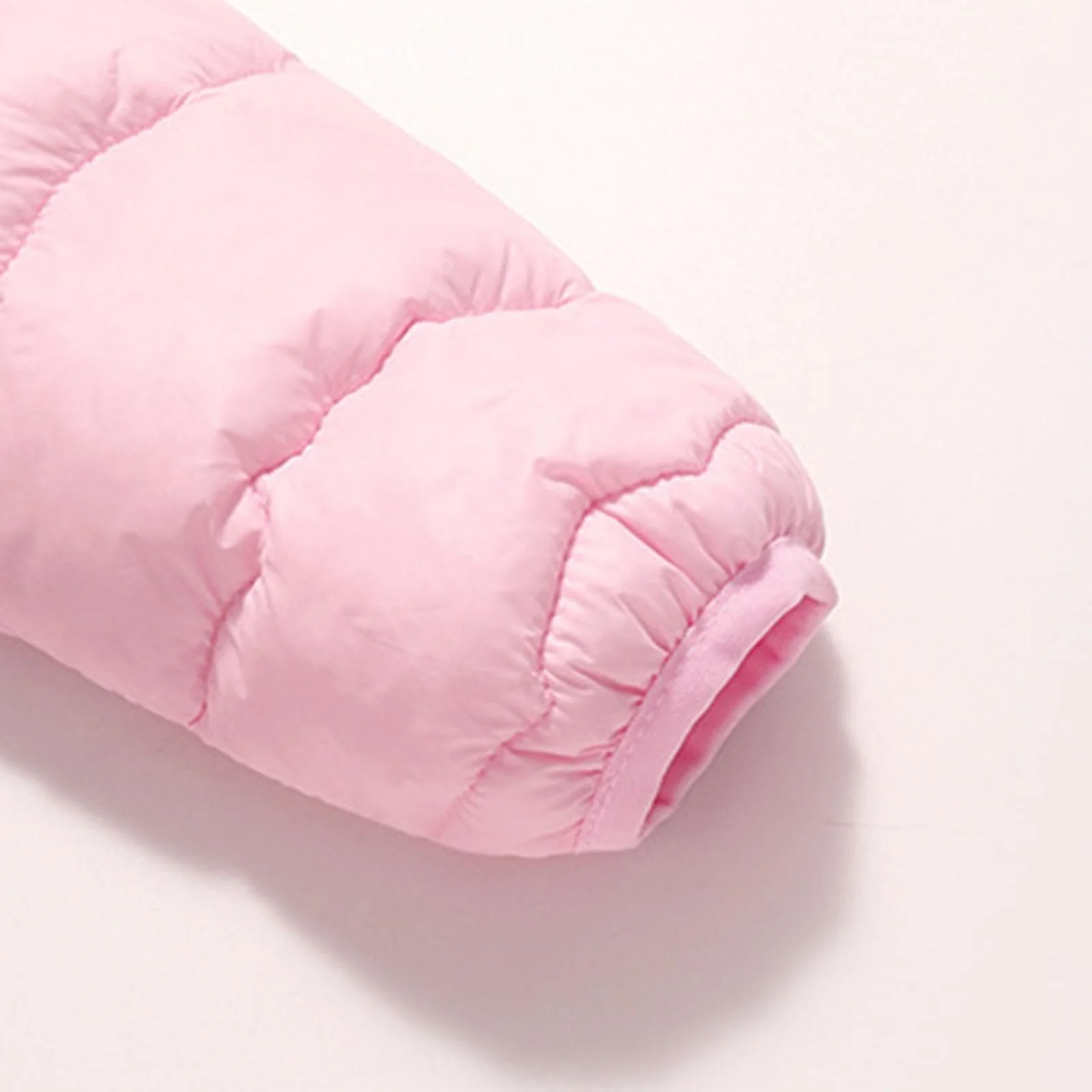 Дитяча зимова куртка Generisch, однотонна, легка куртка на блискавці з ґудзиками, фото №9