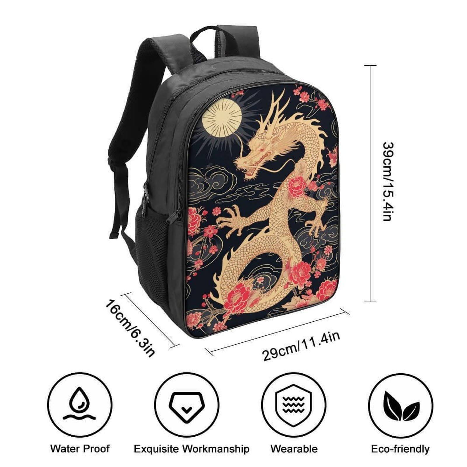 Ранець 3D Dragon FPAKAKIIE Дитячий Великий 40x28x16см, фото №2
