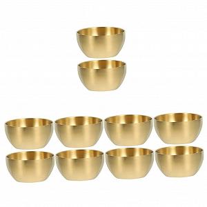 Миска SOLUSTRE из нержавеющей стали, 10 штук - Фото 1