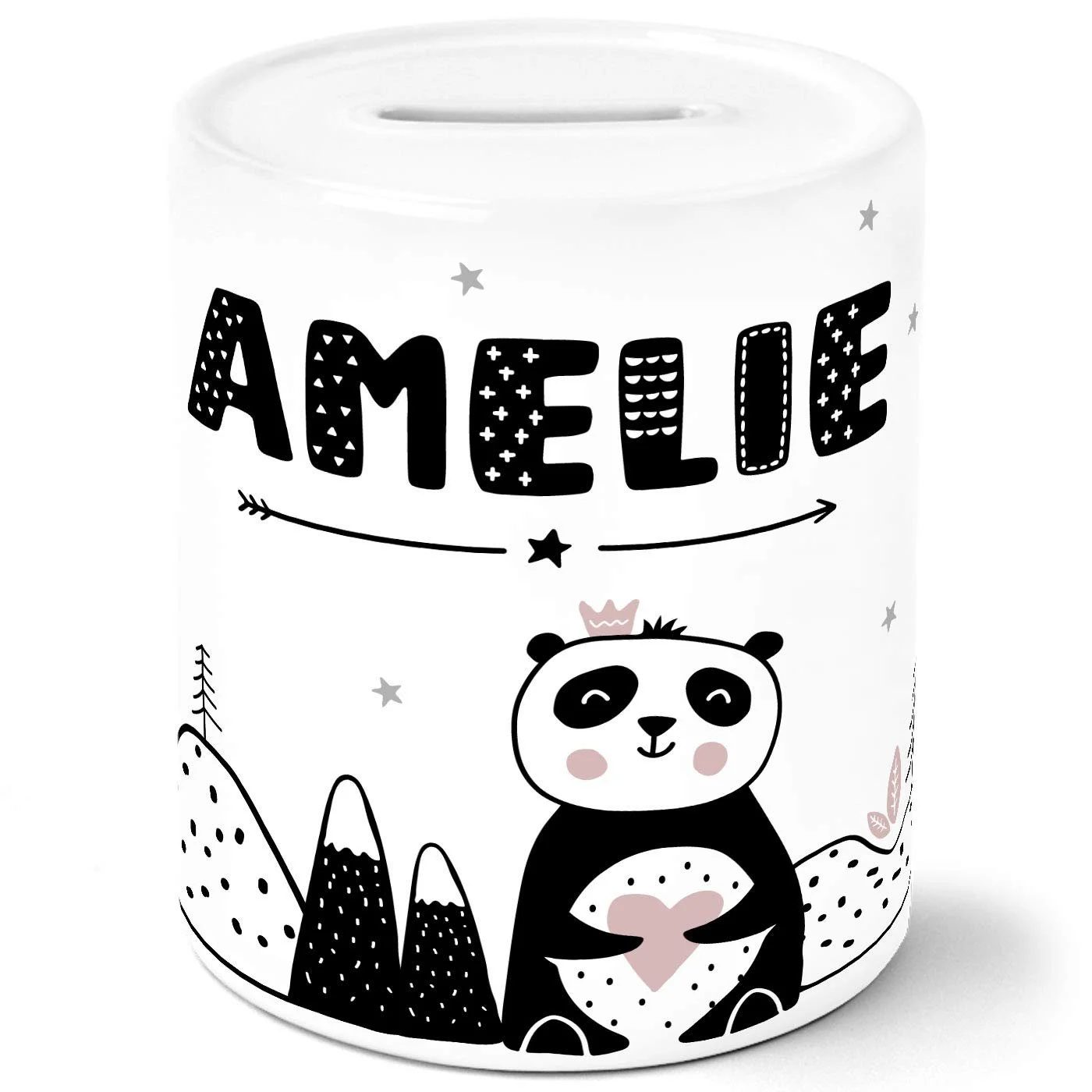 Скарбничка керамічна Панда Skandi Style, фото №1