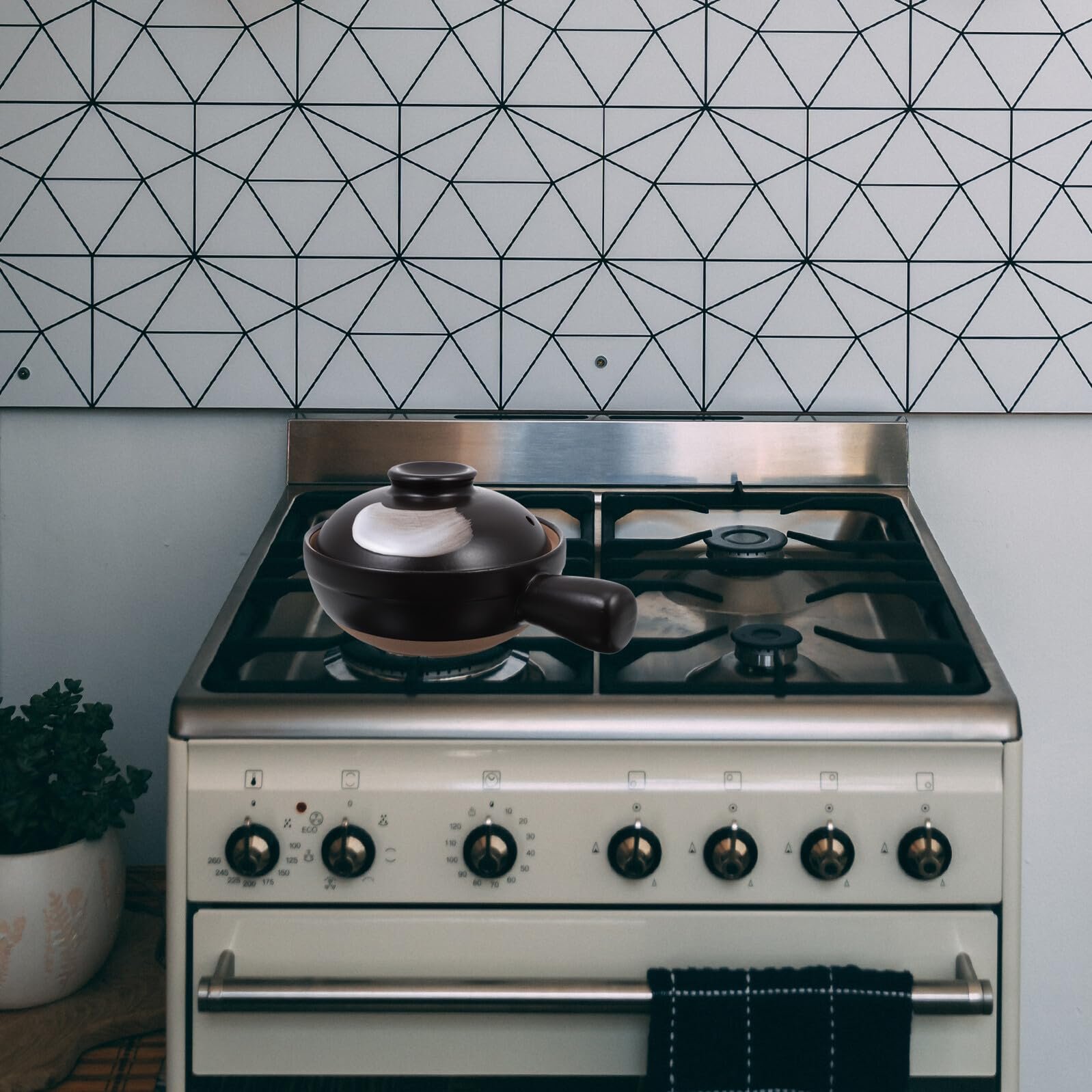 Ківш BESPORTBLE Keramik з кришкою та однією ручкою керамічний термостійкий, фото №6