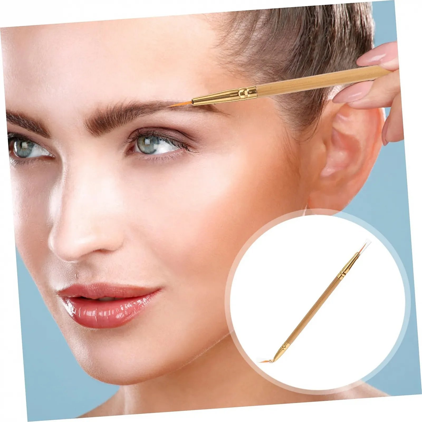 Подводка MAGICLULU Двойная бамбуковая кисть, фото №5