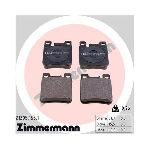 Гальмівний диск ZIMMERMANN COAT Z 400.1443.20, фото №5
